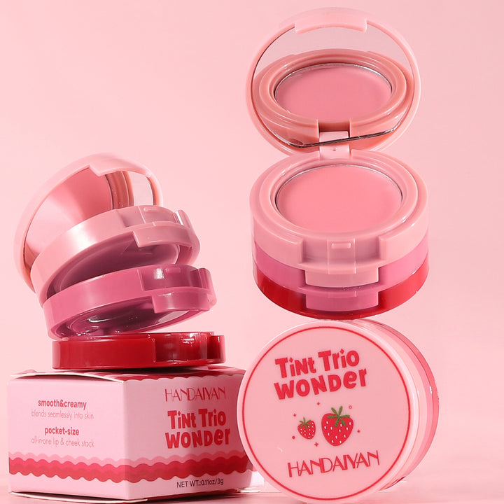 Handaiyan Tint Trio Wonder - Pocket-Size Lip & Cheek Stain