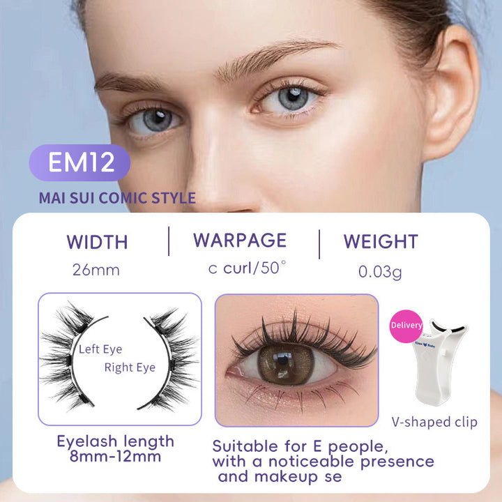 Natural Magnetic Eyelash Set - Quick & Easy Application, No Glue Needed | Perfect for Beginners