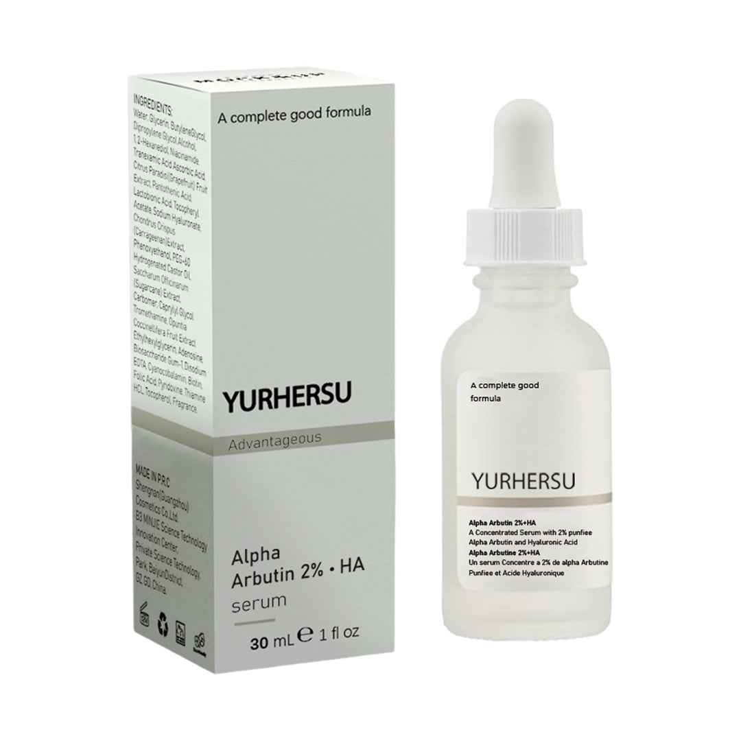 Alpha Arbutin 2% + Hyaluronic Acid Serum - Brightening & Hydrating Formula, 30ml