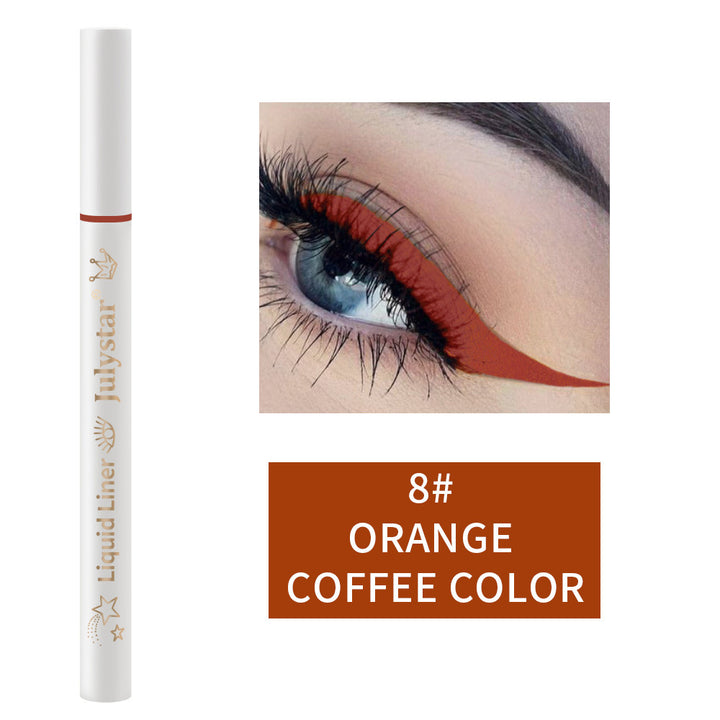 Julystar Waterproof Liquid Eyeliner - Vibrant Colors for Stunning, Long-Lasting Eye Makeup