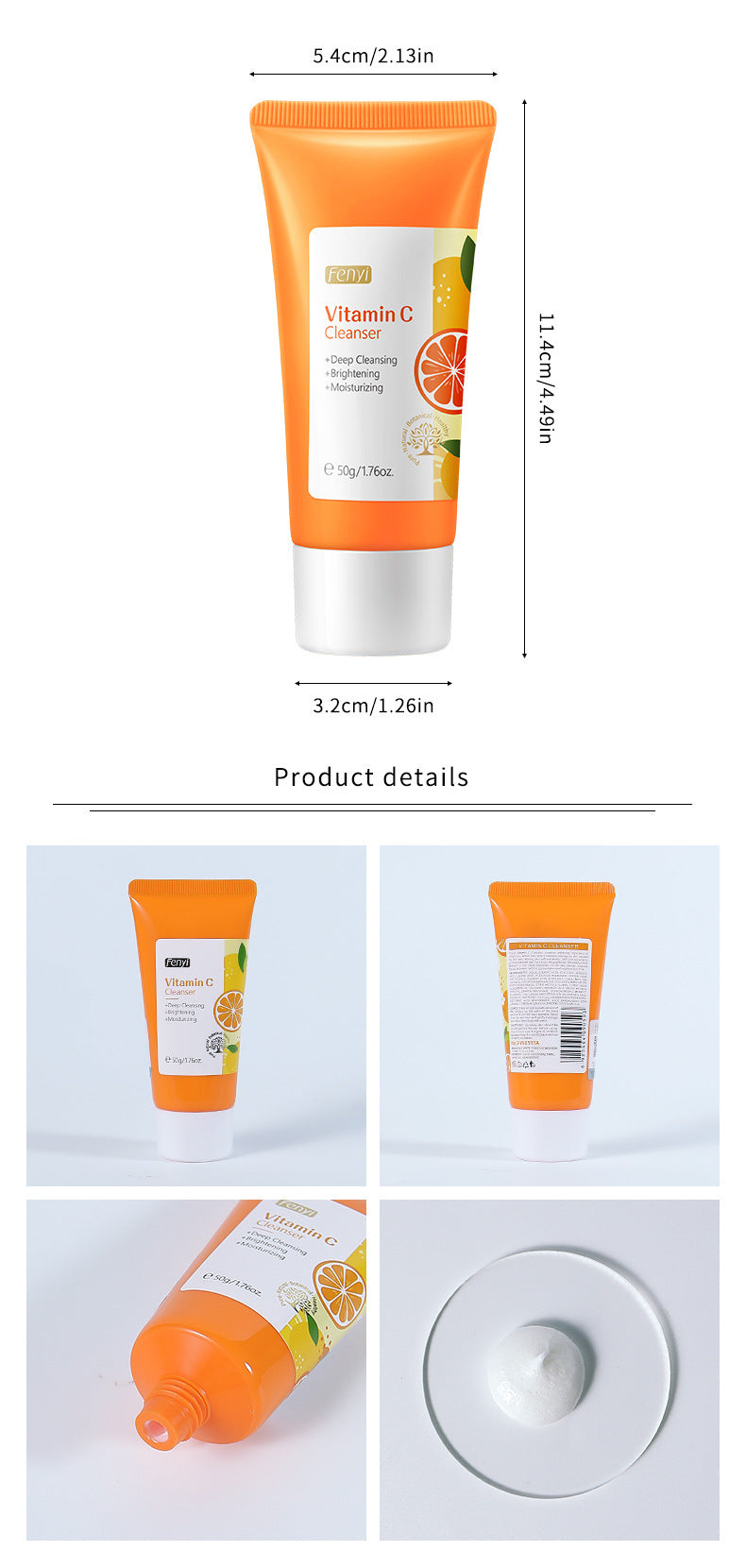 Vitamin C Cleanser: Deep Clean, Brighten & Moisturize Your Skin