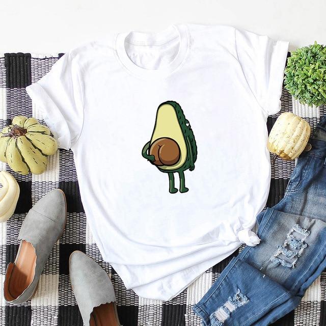 100% Cotton Avocado Lover's T-Shirt - Casual & Trendy