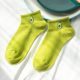 Fresh Japanese Style Avocado Cartoon Cotton Socks for Women - Breathable & Absorbent, Perfect for Summer, Spring, Autumn