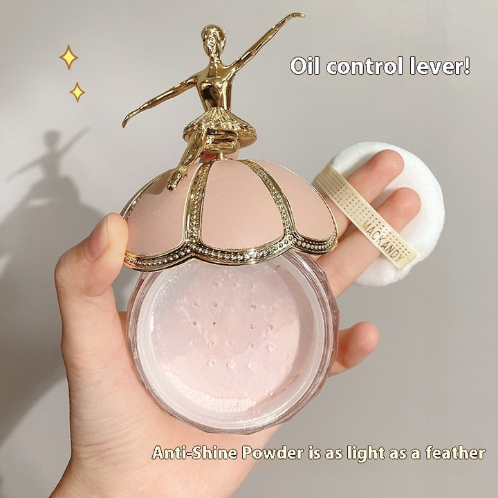 Ballerina Face Powder Compact - Oil Control & Long-Lasting Finish