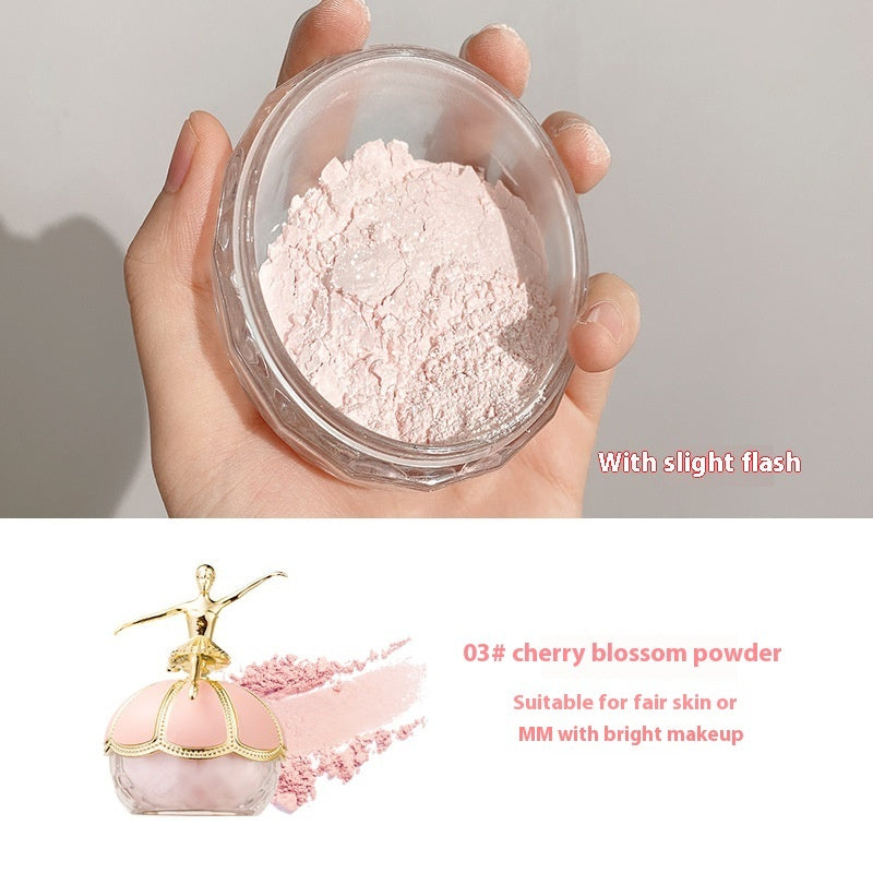 Ballerina Face Powder Compact - Oil Control & Long-Lasting Finish