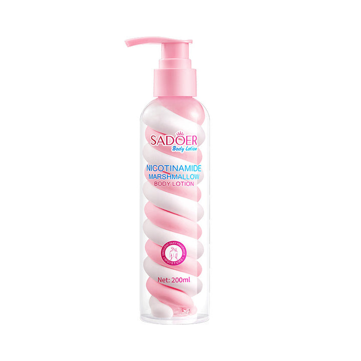 Sadoer Nicotinamide Marshmallow Body Lotion - Hydrating, Fragrant, and Brightening Skin Care