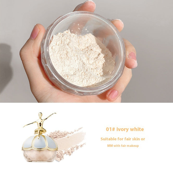 Ballerina Face Powder Compact - Oil Control & Long-Lasting Finish