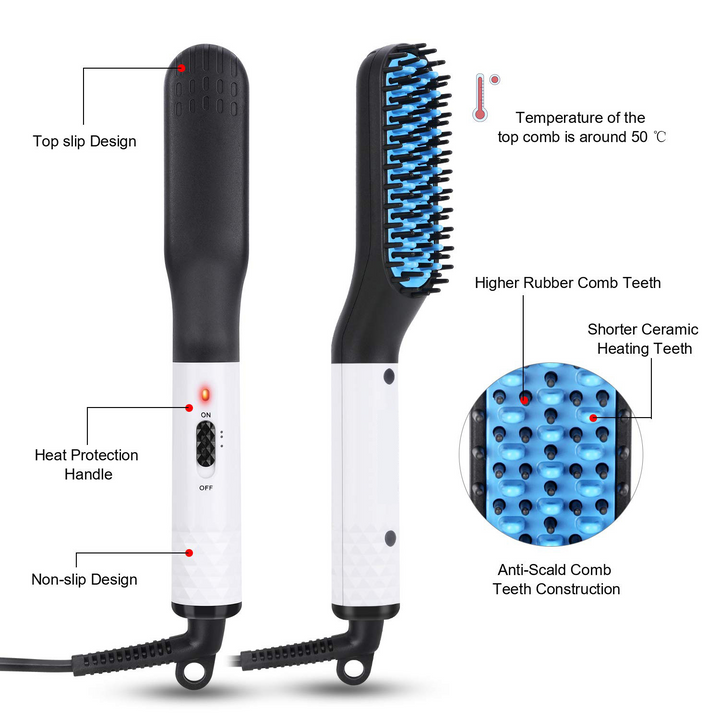 Beard Straightener Comb for Men