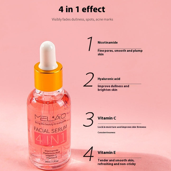 4-in-1 Facial Serum: Hydrate, Brighten, Firm, and Protect