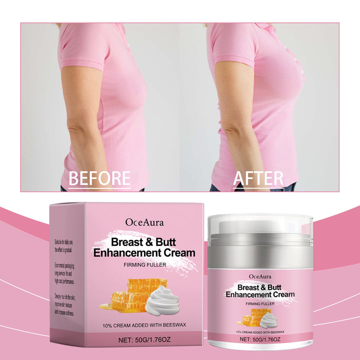 Breast & Butt Enhancement Cream with Beeswax - 50g | Moisturizing & Firming Skin Care Solution