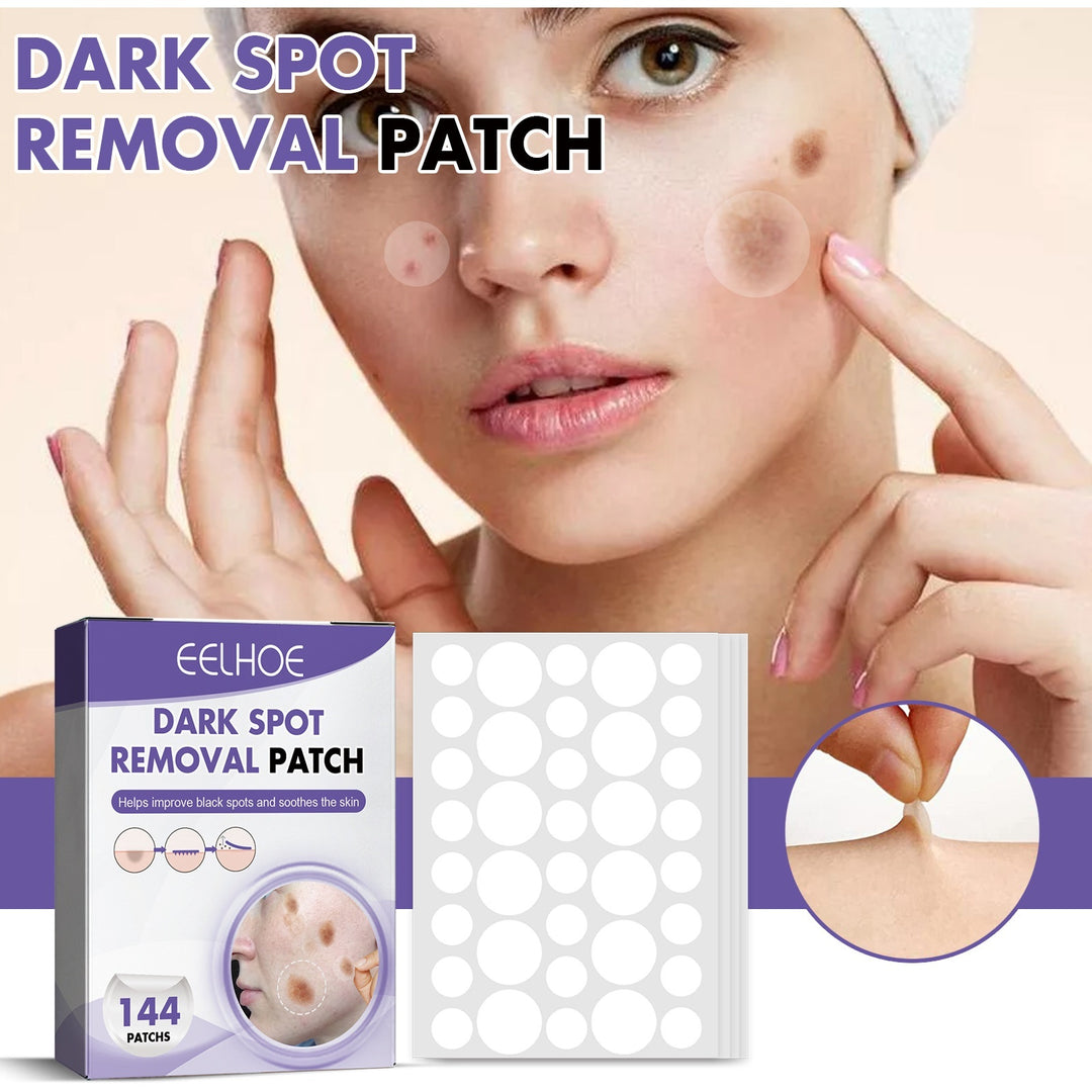 Dark Spot Corrector Patches - 144 Pack - Fade Acne Scars, Hyperpigmentation & Sun Spots for Face & Body