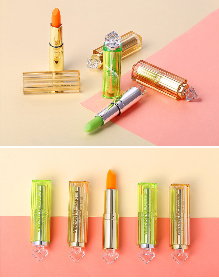 Magic Temperature Lipsticks: Avocado & Honey - Color-Changing Lip Balm for a Natural Glow