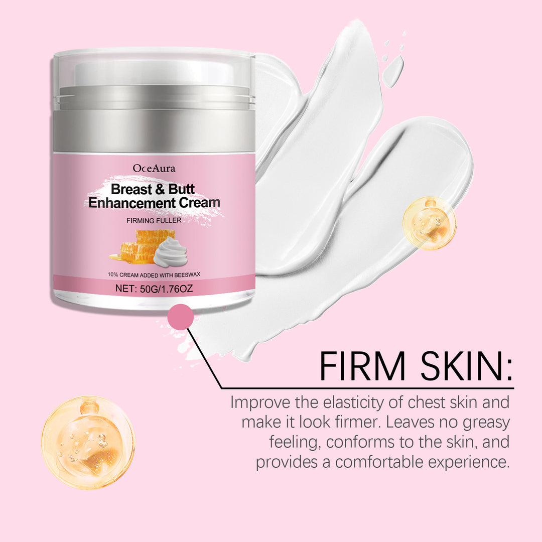 Breast & Butt Enhancement Cream with Beeswax - 50g | Moisturizing & Firming Skin Care Solution