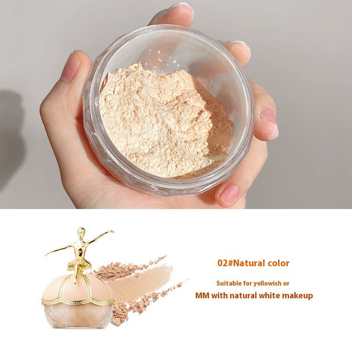 Ballerina Face Powder Compact - Oil Control & Long-Lasting Finish