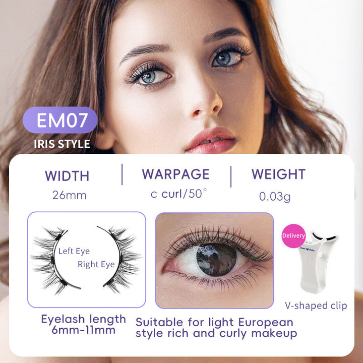 Natural Magnetic Eyelash Set - Quick & Easy Application, No Glue Needed | Perfect for Beginners