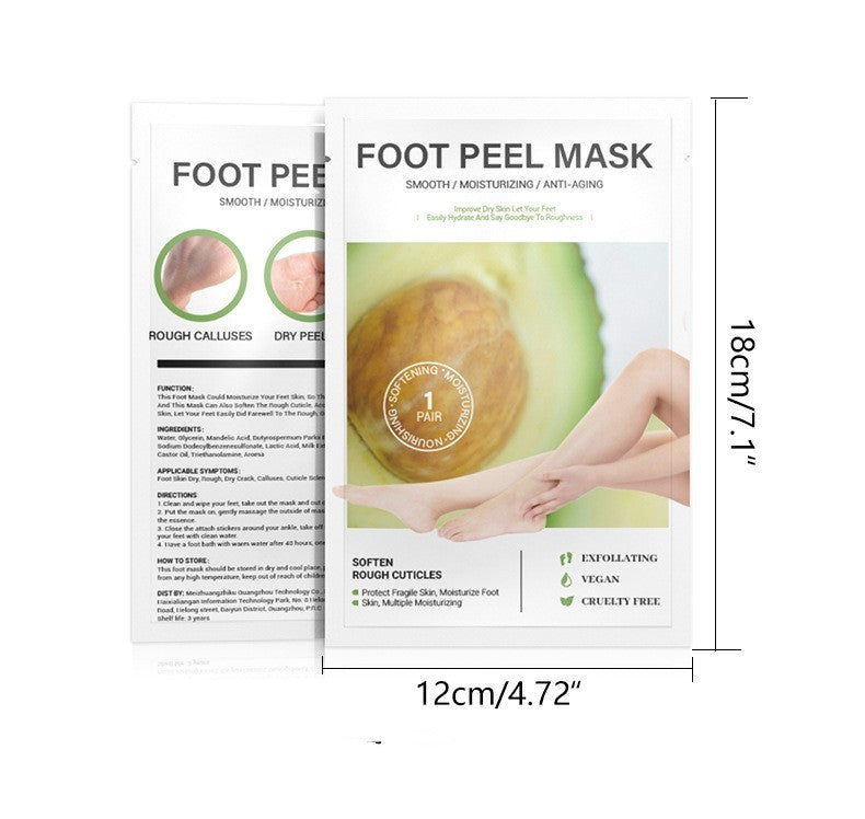 Avocado Foot Peel Mask: Deeply Exfoliating & Softening for Dry Feet