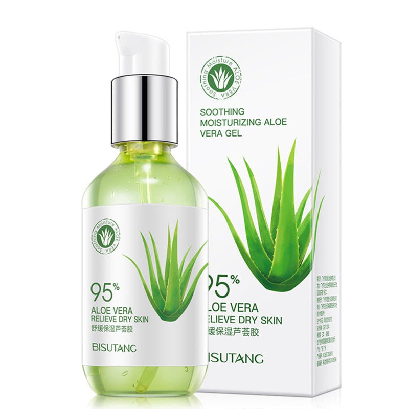 95% Aloe Vera Gel - Moisturizing Skin Repair Treatment for Dry, Sensitive Skin