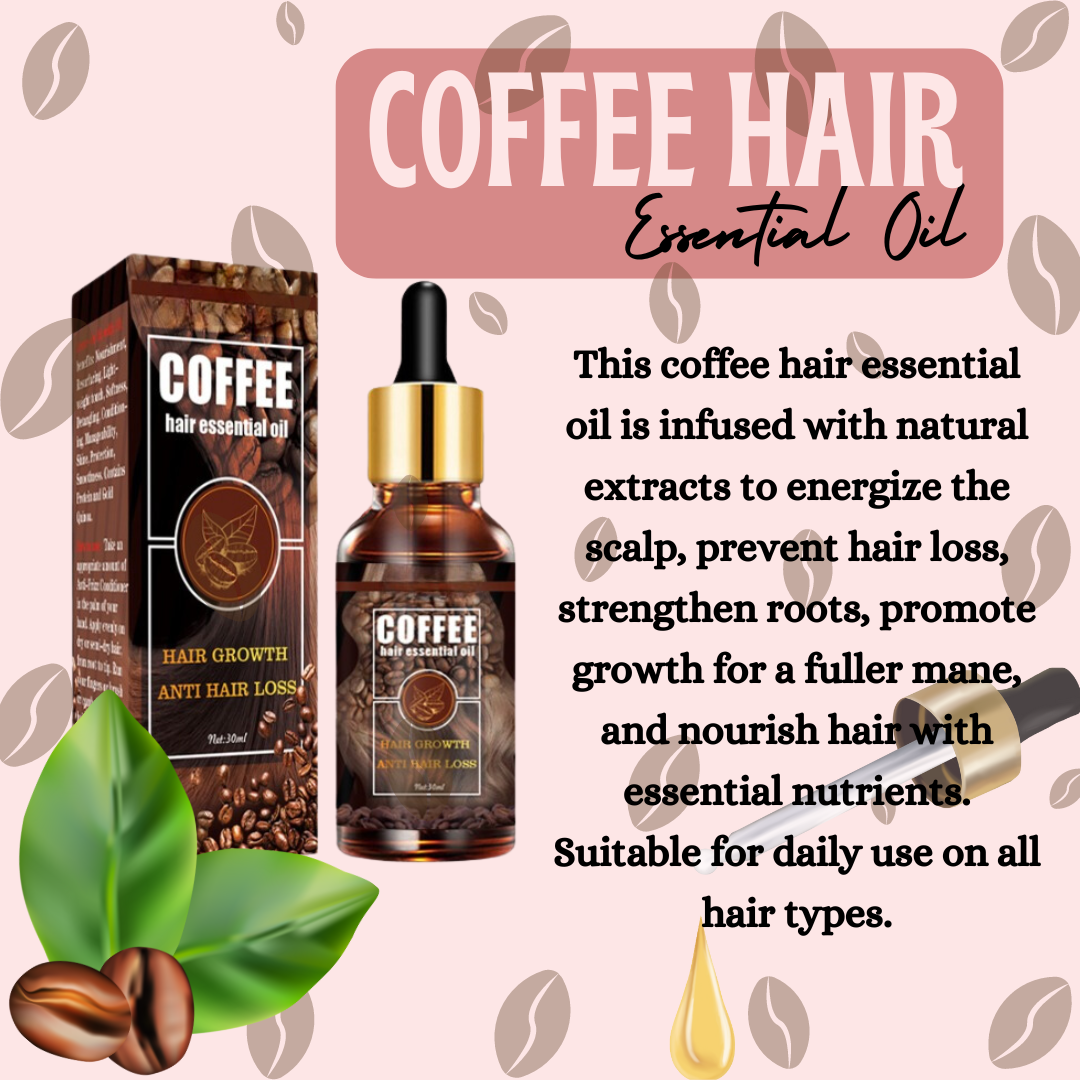 Coffee Infused Hair Growth and Anti-Hair Loss Essential Oil