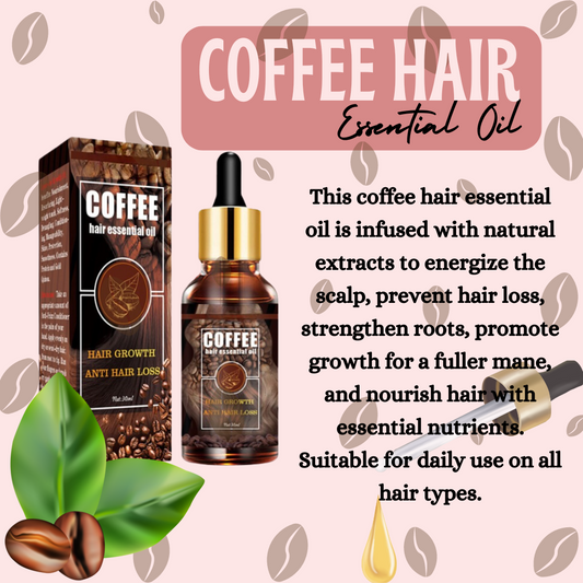 Coffee Infused Hair Growth and Anti-Hair Loss Essential Oil