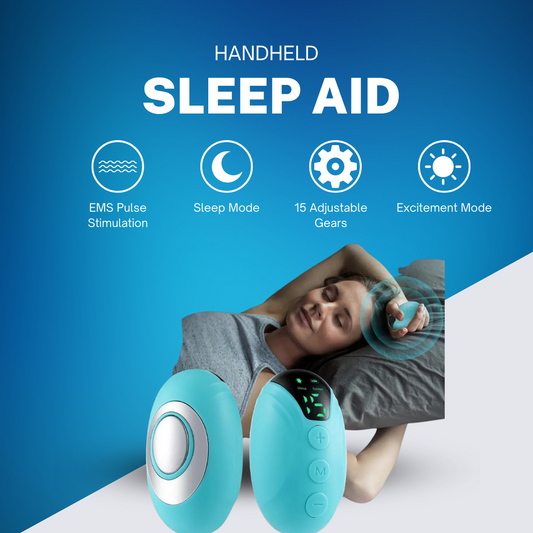agdoad Handheld Sleep Aid Device: EMS Micro-Current Technology for Stress Relief and Improved Sleep