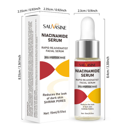 Niacinamide Facial Serum - Rapid Rejuvenation with High-Strength Polypeptides | Reduce Dark Spots & Shrink Pores