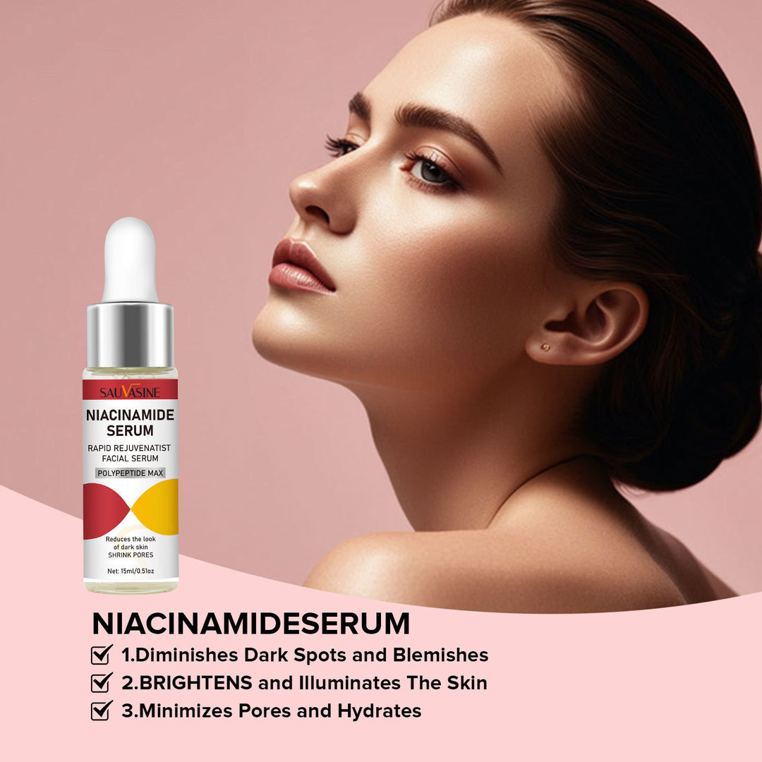 Niacinamide Facial Serum - Rapid Rejuvenation with High-Strength Polypeptides | Reduce Dark Spots & Shrink Pores