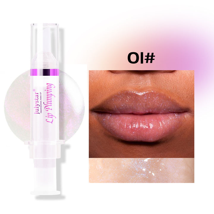 Lip Plumping Gloss - Moisturizing Lip Gloss with Collagen & Vitamin E for Fuller-Looking Lips