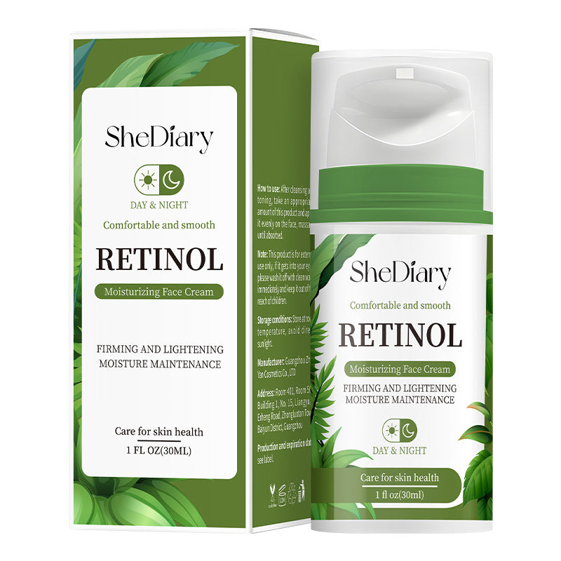 Retinol Moisturizing Face Cream - Anti-Wrinkle, Brightening, and Firming Skincare