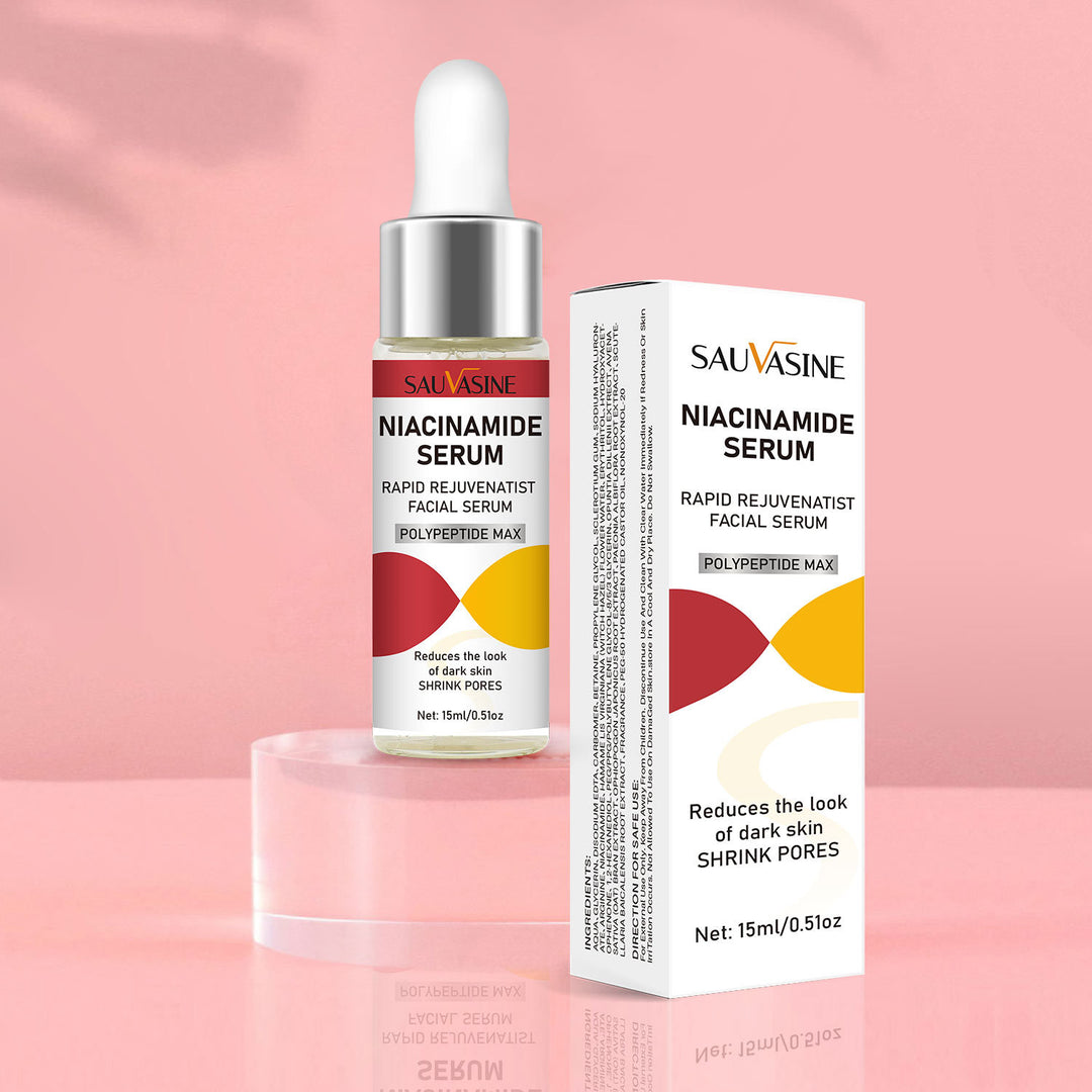 Niacinamide Facial Serum - Rapid Rejuvenation with High-Strength Polypeptides | Reduce Dark Spots & Shrink Pores