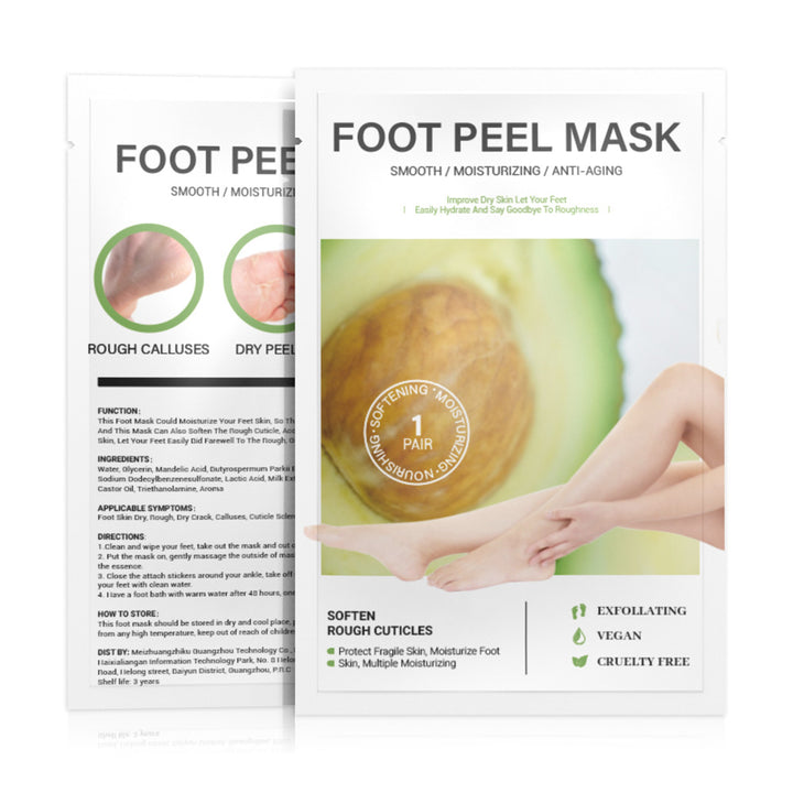 Avocado Foot Peel Mask: Deeply Exfoliating & Softening for Dry Feet