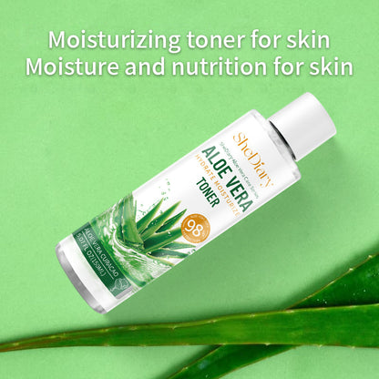 Organic Aloe Vera Toner for Face | 98% Aloe & Olive Leaf Extract