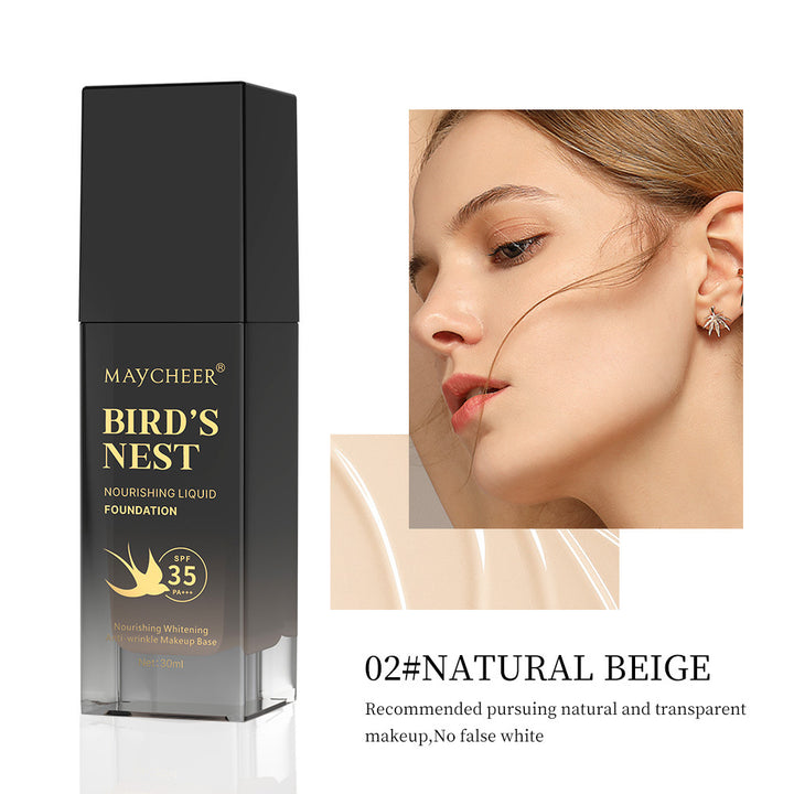 Bird's Nest Foundation - Nourishing Whitening Anti-Wrinkle Makeup Base SPF 35 PA+++ 30ml