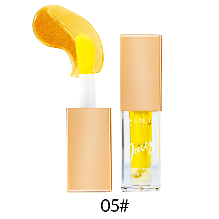 Fruity Lip Oil Nourishing Treatment - Hydrating Lip Gloss with Natural Fruit Extracts