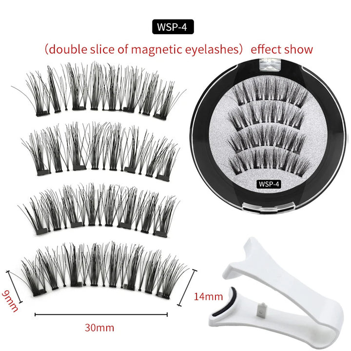 Magnetic False Eyelashes - Supernatural Look, Reusable