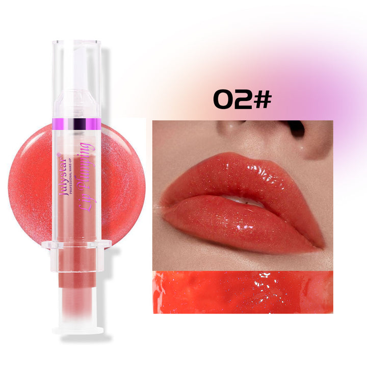 Lip Plumping Gloss - Moisturizing Lip Gloss with Collagen & Vitamin E for Fuller-Looking Lips