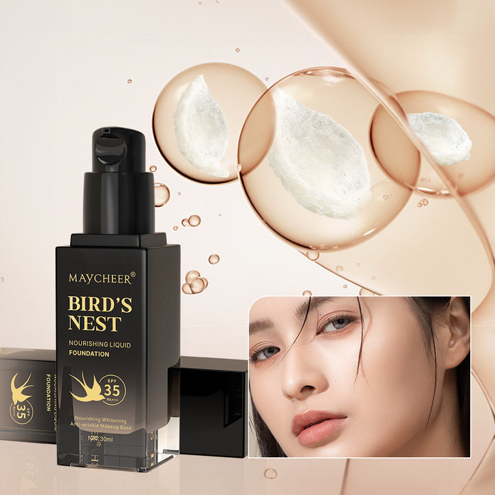 Bird's Nest Foundation - Nourishing Whitening Anti-Wrinkle Makeup Base SPF 35 PA+++ 30ml