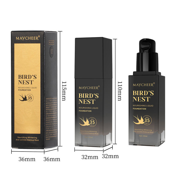 Bird's Nest Foundation - Nourishing Whitening Anti-Wrinkle Makeup Base SPF 35 PA+++ 30ml