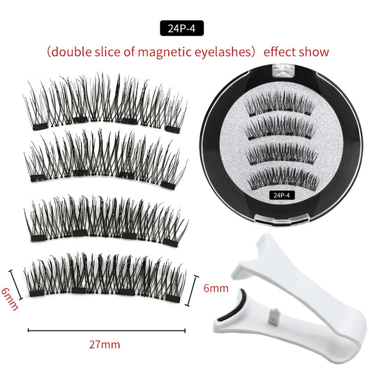 Magnetic False Eyelashes - Supernatural Look, Reusable