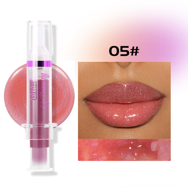 Lip Plumping Gloss - Moisturizing Lip Gloss with Collagen & Vitamin E for Fuller-Looking Lips