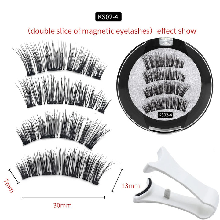 Magnetic False Eyelashes - Supernatural Look, Reusable