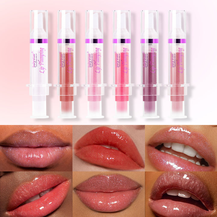 Lip Plumping Gloss - Moisturizing Lip Gloss with Collagen & Vitamin E for Fuller-Looking Lips