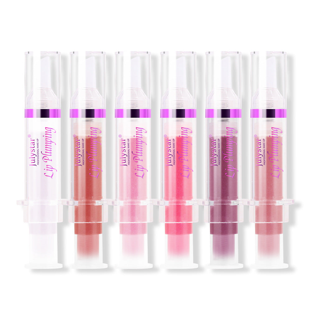 Lip Plumping Gloss - Moisturizing Lip Gloss with Collagen & Vitamin E for Fuller-Looking Lips