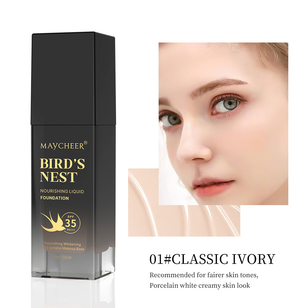 Bird's Nest Foundation - Nourishing Whitening Anti-Wrinkle Makeup Base SPF 35 PA+++ 30ml