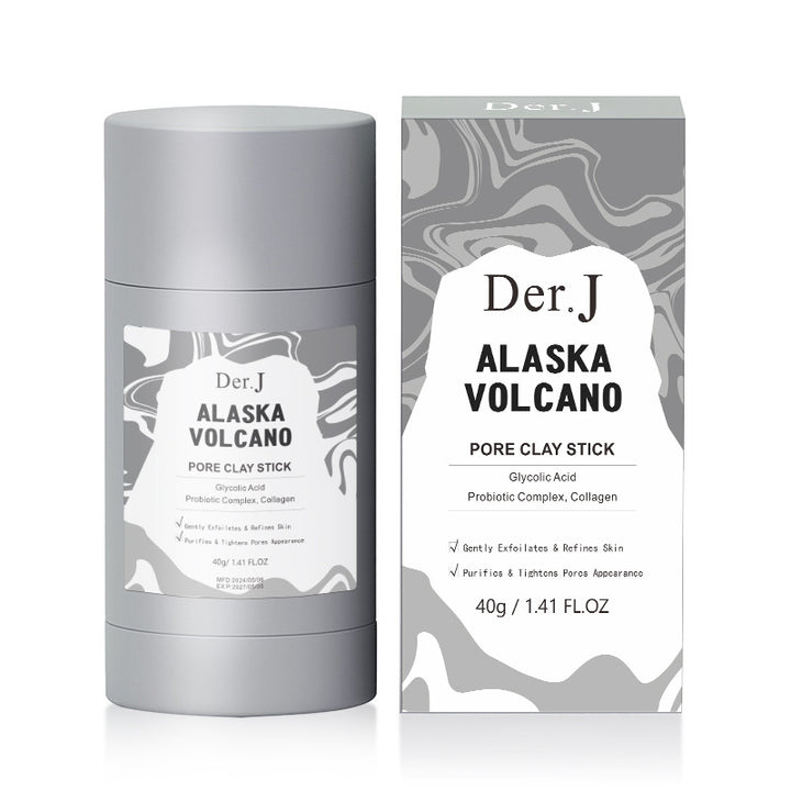 Der.J Alaska Volcano Pore Cleaning Stick - Deep Clean, Oil Control, Radiant Skin