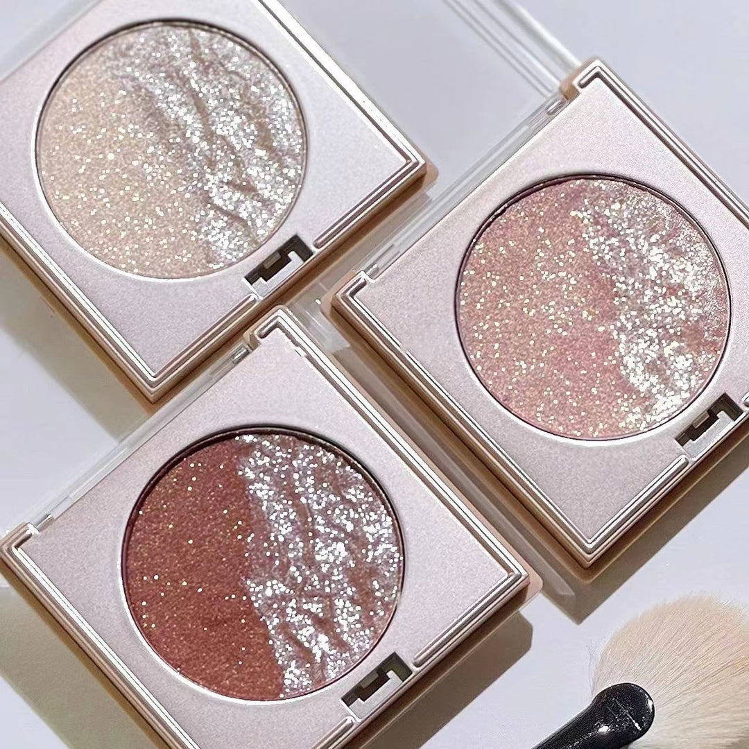 Shimmery Highlighter Trio: Glitter & Glow