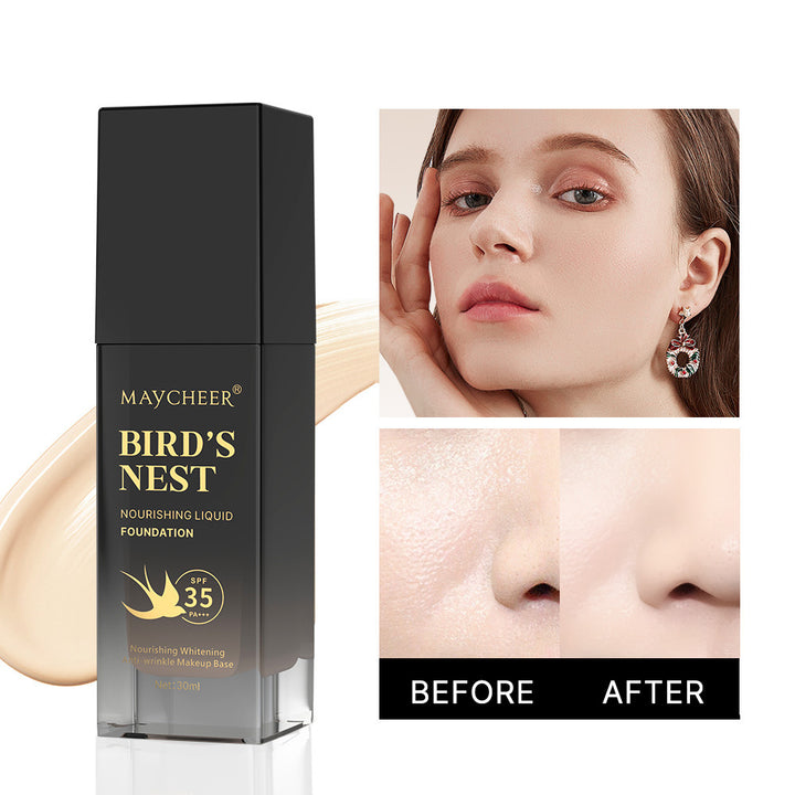 Bird's Nest Foundation - Nourishing Whitening Anti-Wrinkle Makeup Base SPF 35 PA+++ 30ml