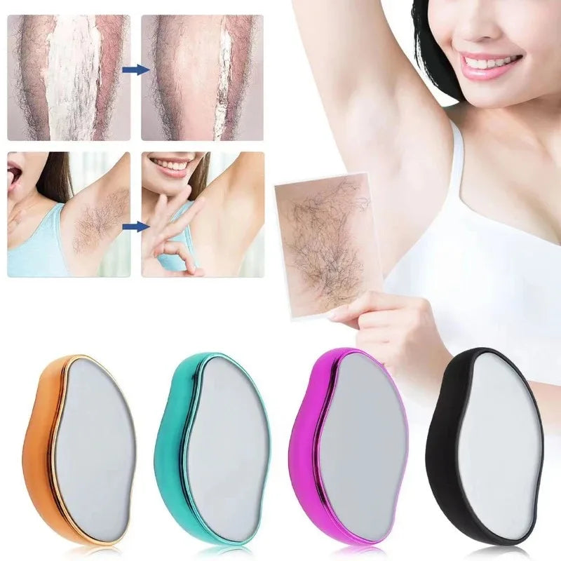 Crystal Hair Eraser - Painless Hair Removal for Smooth Skin | Reusable & Eco-Friendly Hair Remover for All Body Parts