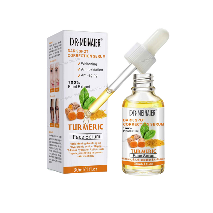 Turmeric Face Serum - Dark Spot Correction, Whitening, Anti-Aging, 100% Plant Extract