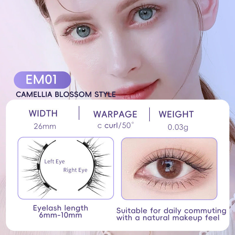 Natural Magnetic Eyelash Set - Quick & Easy Application, No Glue Needed | Perfect for Beginners