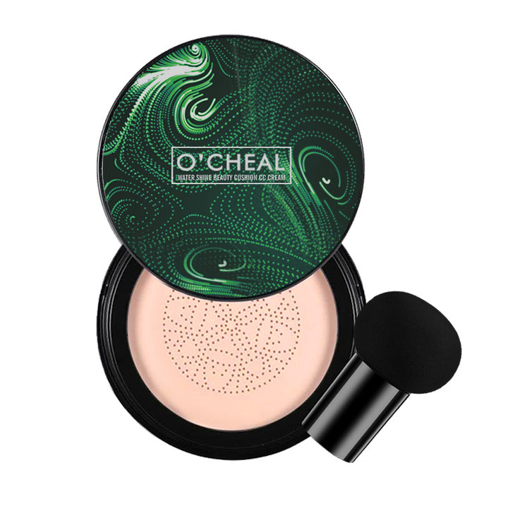 WATER SHINE BEAUTY CUSHION CC CREAM by O'CHEAL | Moisturizing, Long-lasting Makeup | 2 Color Options